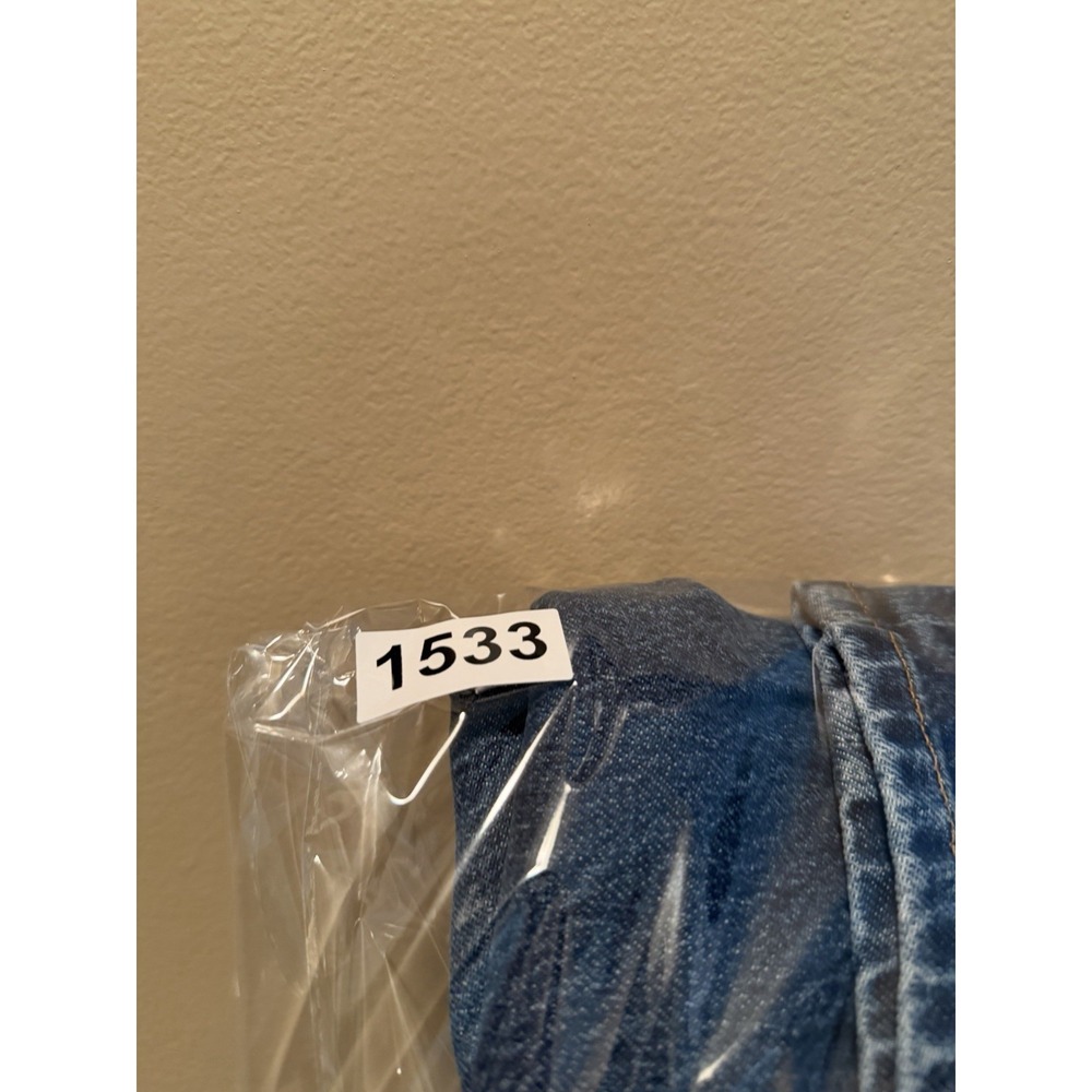 AYR The Secret Sauce Jeans 25S High Rise Wide Leg Blue Denim Made in LA Preppy - Picture 9 of 9